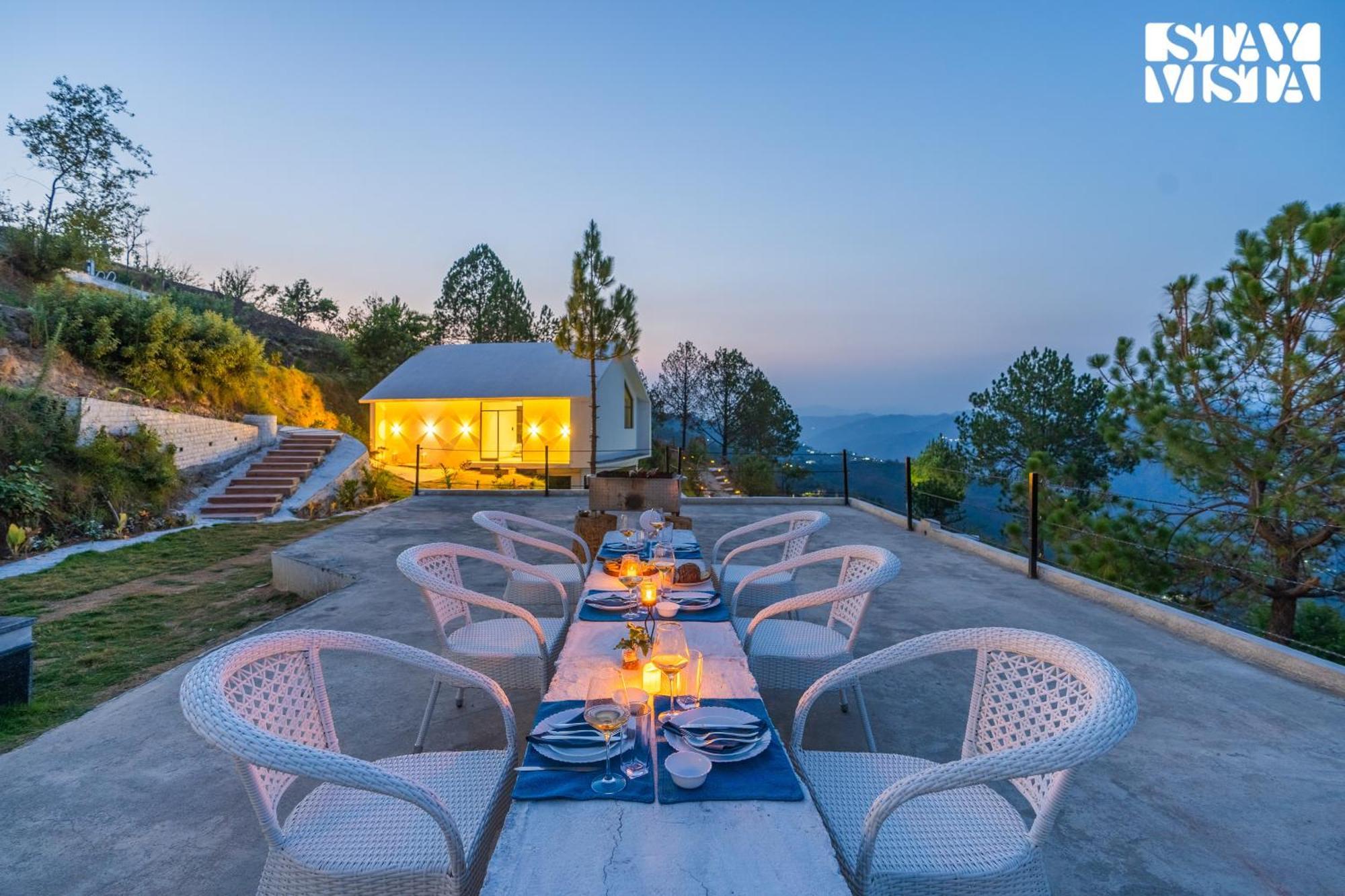 Stayvista At Luna Nova With Outdoor Pool - Раникхет Экстерьер фото