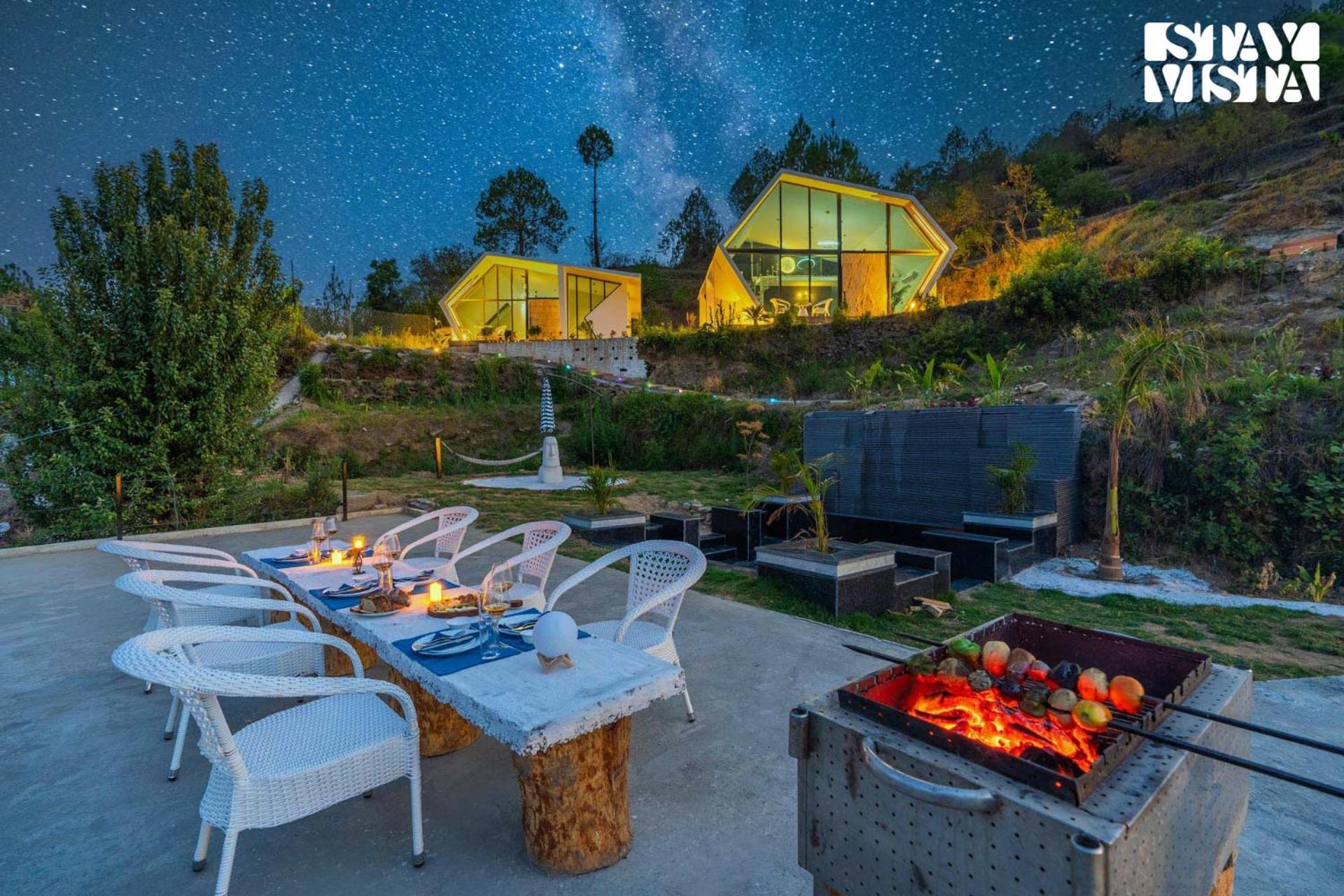Stayvista At Luna Nova With Outdoor Pool - Раникхет Экстерьер фото